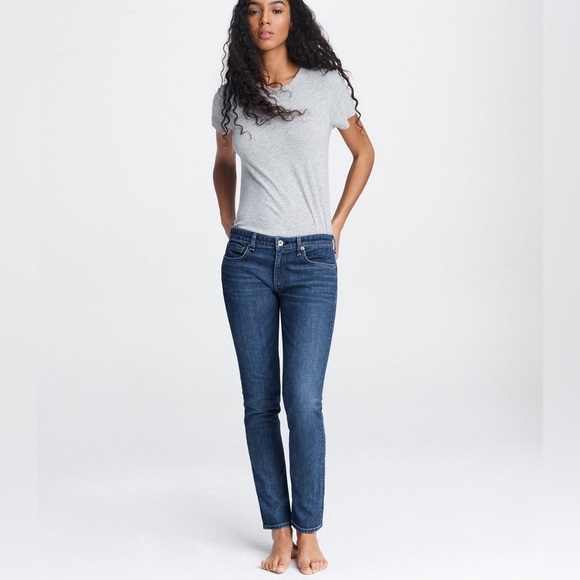 Rag & Bone Dre Low-Rise Boyfriend Denim Jeans Size 27 - Picture 9 of 11